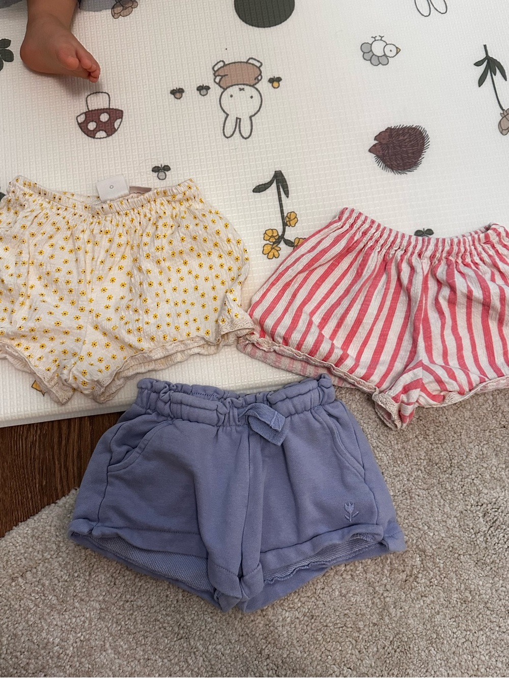 Zara toddler girl shorts lot